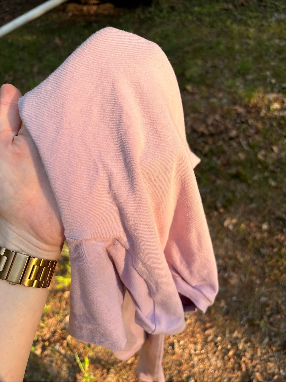 SKIMS Long Sleeve Crewneck Top - Mauve - Picture 2 of 5